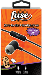 Fuse Zero In Ear Headphone Black