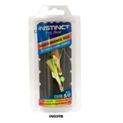 Instinct Perf Rig 80lb - 5/0 Oct Hooks