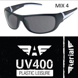 Aerial Sunglasses UV400 Plastic-MIX4-36pk