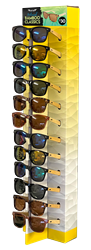 Aerial Sunglasses POL Classic Clip 12pc