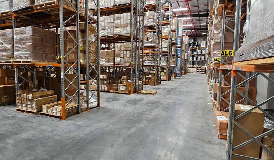 Pacific Optics Yatala Brisbane Warehouse Inside View