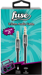 Fuse Aux Cable 3.5mm Black