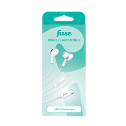 USB-C In-Ear Headphones White