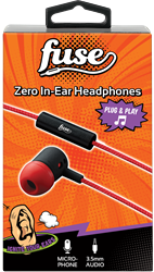 Fuse Zero In Ear Headphone Red