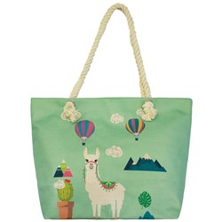 "Madison Beach Bag - Aqua, OSFM"