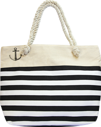 "Madison Beach Bag - Navy, OSFM"