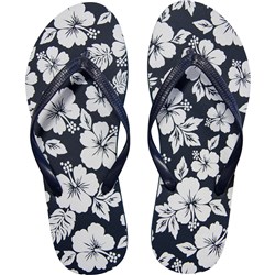 Aerial Thong F Cl Pnt Hibiscus Nvy 0708