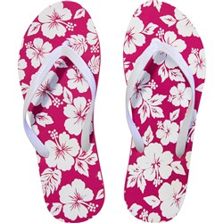 Aerial Thong F Cl Pnt Hibiscus Red 0708