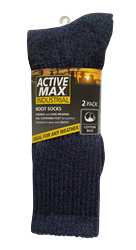 Men 2pk Chunky Boot Sock-6-10