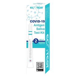 Eco Test Saliva Rapid Antigent Test - 2 Pack
