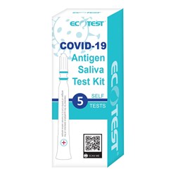 Eco Test Saliva Rapid Antigent Test - 5 Pack