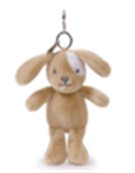 Duke Dog Bag Charm Vegan Angora 18cm