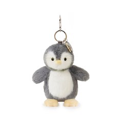 Iggy Penguin Bag Charm Vegan Angora 18cm