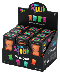 Epic Squish Neon Cubs 12PC CDU