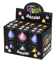 Epic Squish Dazzies Squishies 12PC CDU