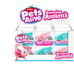 Zuru Pet's Alive Swimming Axolotl 12pk CDU