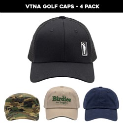 VTNA GOLF CAPS - 4 PACK