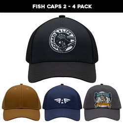 FISH CAPS 1 - 4 PACK