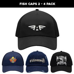 FISH CAPS 2 - 4 PACK