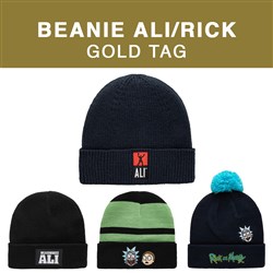 BEANIE LIC HAPPY MORTY - 4 PACK