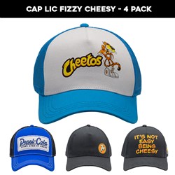 CAP LIC FIZZY CHEESY - 4 PACK