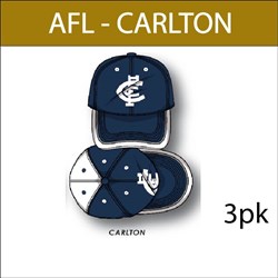 Cap Lic AFL 1 VIC CARL - MULTI - 3pk
