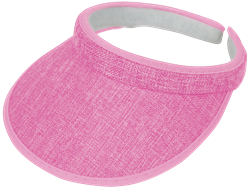 "Black Ice Vivian Visor - Pink, OS Adjustable"