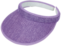 "Black Ice Vivian Visor - Purple, OS Adjustable"