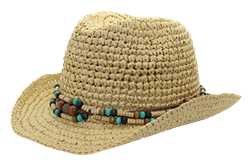 "Black Ice Adrianna Trilby - Natural, OSFM"