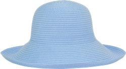 "Black Ice Victoria Hat - Aqua Marine, OS Adjustable"