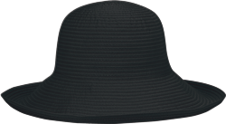 "Black Ice Victoria Hat - Black, OS Adjustable"
