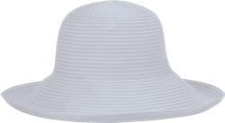 "Black Ice Victoria Hat - Glacier Grey, OS Adjustable"