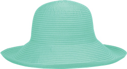 "Black Ice Victoria Hat - Mint, OS Adjustable"