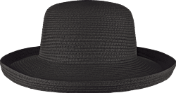 "Black Ice Brenda Sun Hat - Black, OS Adjustable"