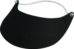 "Black Ice EVA Visor - Black, OS Adjustable"