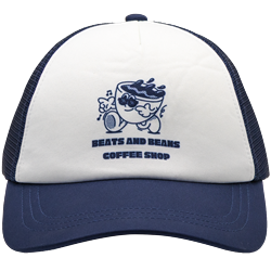 Truck Cap - BandB Navy White