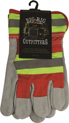 Men's Hi Vis Leather Glove