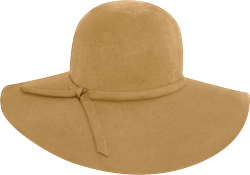 Oneday Film Star Good Looks Hat - Caramel