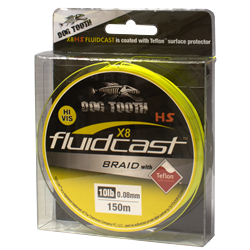 Dog Tooth Fluidcast Braid X8Yel150m 10lb