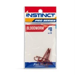 Instinct Pro Hook Bloodworm Red #8