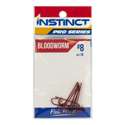 Instinct Pro Hook Bloodworm Red #8