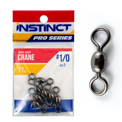 Instinct Pro Swivel Black Crane #1/0