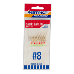 Instinct Pro Sabiki Bait Jig White Fry 8