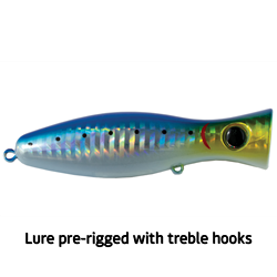 Strada Pro Torment Popper 80mm Blue Sardy