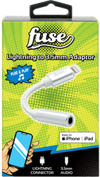 Fuse Lightning to 3.5mm Adaptor