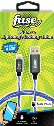 Fuse Lightning Cable to USB-A LED Blue