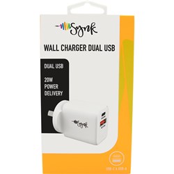 Synk Wall Charger Dual USB