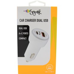 Synk Car Charger Dual USB