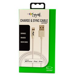 Synk Cable Lightning White 1m