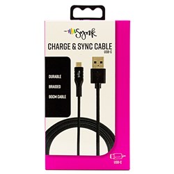 Synk Cable USB-C Black 1m